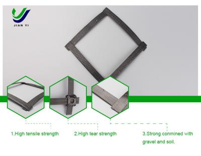 China Stahl-Kunststoff-Geogrid kann Säure-Alkali- und Ölerosion widerstehen zu verkaufen