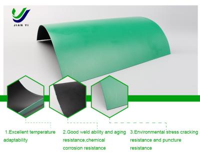 China Geomembrana HDPE de alta resistencia 0,939 g/cm3 para relaves, estanques y vertederos en venta