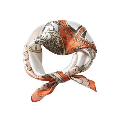 China Real Popular Unique Silk Scarf Digital Printing Real England Style Design Silk Scarf For Women Luxury for sale