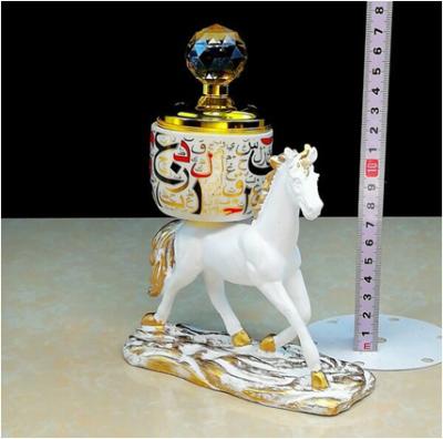 China Other China factory wholesale creative design horse shape colorful resin censer for home decoration for sale