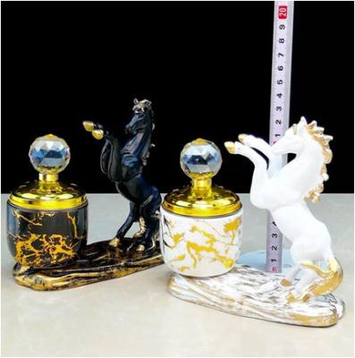 China Others Fashion Design New Model Custom Creative Running Censer Horse Shape Luxury Home Decoration for sale