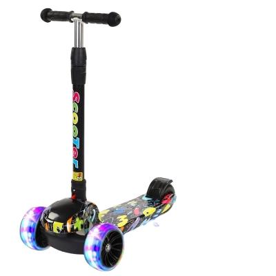 China Kid Quality Folding Mobility Kick Scooters Fine Foot Scooters Bike With Music Glows for sale