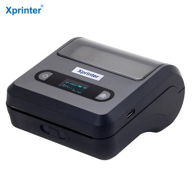 China Portable mini 80mm/3 inch BT label sticker printer matte black black and white for sale