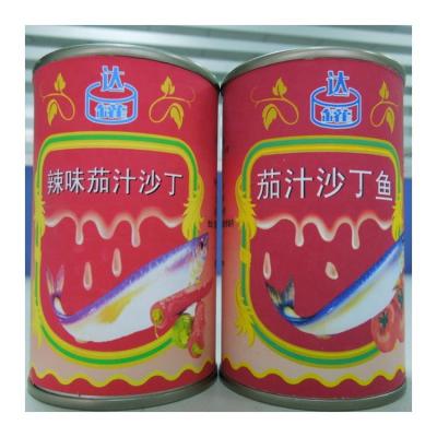 China Organic canned mackerel in tomato sauce 425g X 24 cans per box for sale