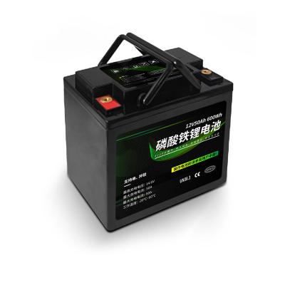 China Cordless Charging A Grade Cell Rechargeable Deep Cycle 12v 50Ah Lifepo4 12.8V Lithium Iron Phosphate 50AH Battery Pack for sale