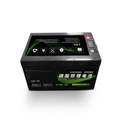 China Factory Price Custom Deep Cycle Lithium Battery Pack 12V 300Ah Lifepo4 Battery 12v250AH for sale