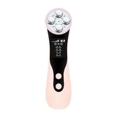 China Electric Blood Vessel Removal EMS Vibration Beauty Device RF Skin Rejuvenation Tightening Face Lift Portable Ultrasonic Vibrating Massager for sale