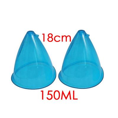 China ABS & Plastic Blue TPR 18CM 150ML XL Big Butt Cups Cups For Buttocks Breast Enlargement Vacuum Suction Machine for sale