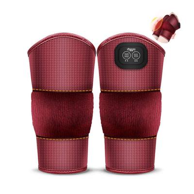 China Electric Heating Foot Knee Pads Vibrating Knee Massager 3 Multifunctional Massager Heat Massage Level Pain Relief Relax Knee for sale