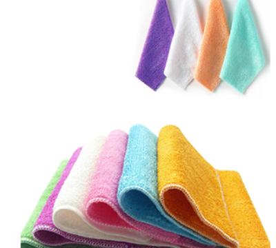 China QUICK DRY Bamboo Cloth Cheap Polyester Dish Wash Cloths 10*10 Inch Bamboo Terry, Bamboo Baby Wash Cloths for sale