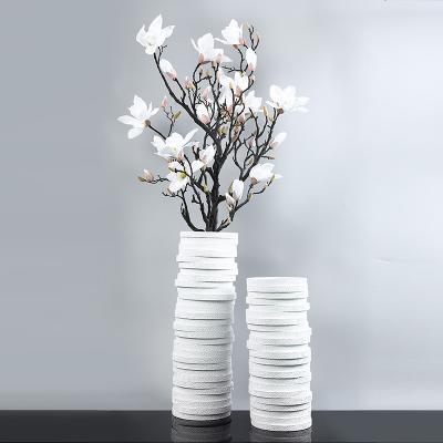 China Garden Minimalist Wholesale Customizable Corridor Dispenser Irregular Resin Decorate Vase Vase for sale