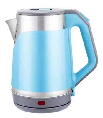 China High Quality 360 Degree Base 1800W Double Layer 360 Plastic Rotation Shell Electrical Water Kettle for sale