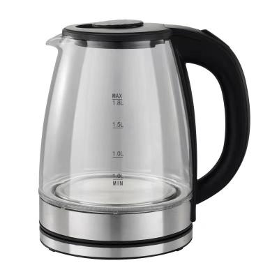 China 360 Low Rotation Controller 1.8L Metal 360 Degree Low Rotation Low Double Electric Kettle for sale