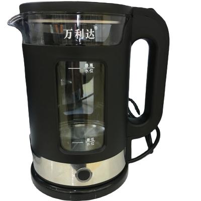 China 360 Degree Rotation Base Kitchen Appliances Handle Water Electric Glass Coffee Digital Control Kettle Kettle for sale