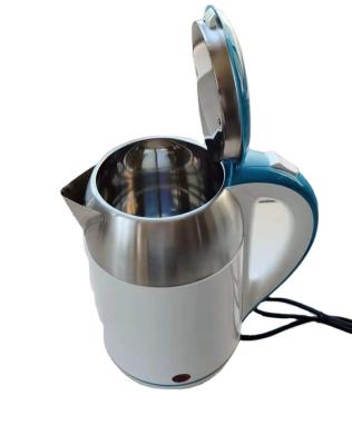 China 360 Degree Rotation Low Electric Kettle Fast Boiling 1.7L Household Stainless Steel Electric Tea Kettle for sale