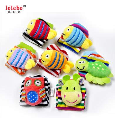 China Breathable Baby Bumps Sock 2021 Wholesale Infant Soft With Plush Stuffed Toy Baby Foot Bell Anti-skid Striped Socks Cute Animals for sale