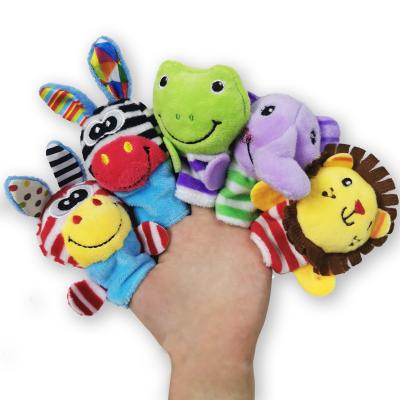 China Funny finger cot doll stuffed soft plush toy OEM/ODM soft custom toys factory cute and comfy toys for babies to play with. for sale