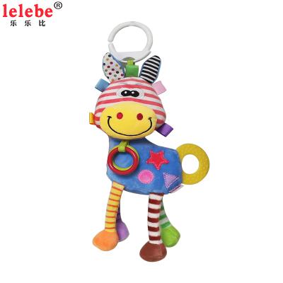 China 2020 Organic Hanging Soft Animal Rattle Children Teething Toy Lelebe China Factory Soft Baby Gift Other Children With Baby Toys for sale