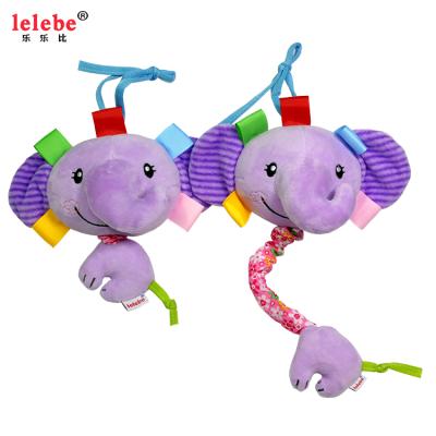 China Cartoon Toy Baby Hanging 2020 Infant Baby Toy Music Baby Toys Stroller Crib Stroller Decoration Soft Toys Musical Plush Animal for sale