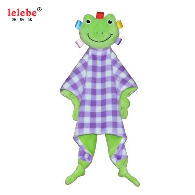 China Baby Cotton Saliva Towel, Kids Favorite, Soft Frog Hand Hung Organic Bamboo Hooded Baby Products L18002 for sale