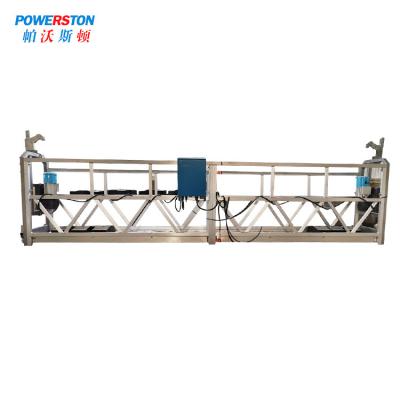 China ZLP630 Hanging Scaffold Platform Steel Glass Cleaning Building Maintenance Hanging Cradle Platform for sale