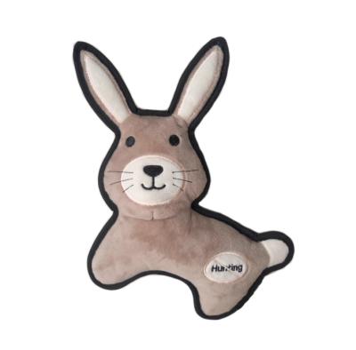 China Wholesale Viable Squeaky Dog Toy Squeak Plush Play Dog Toy Rabbit Plush Toy OEM Design for sale