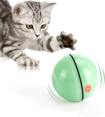 China Sustainable Electric Rolling Ball Toys For Cats Interactive Magic Laser Ball Toy With Laser Light Keep Your Pet Busy for sale