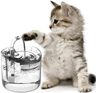 China Automatic Super Quiet Automatic Pet Water Fountain with Transparent Drinker and Motion Sensor (Cat and Dog) for sale