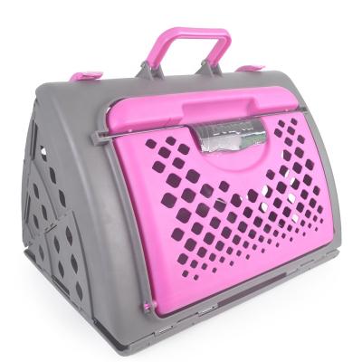 China Viable Collapsible Pet Travel Carrier Cage for sale