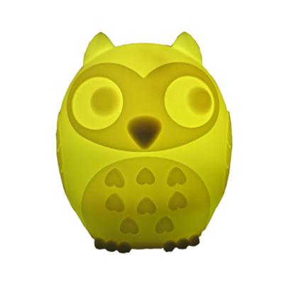 China Lovely Owl LED Induction Night Light Smart Children's Toys To Accompany Sleeping Lights for sale