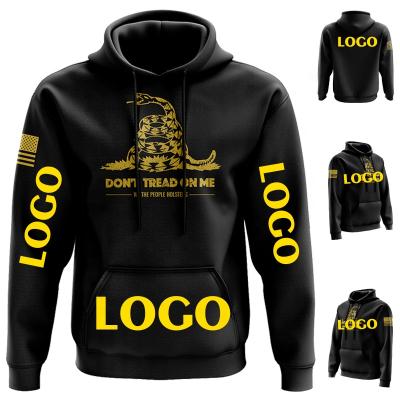 China Anti-wrinkle Wholesale Accept Low MOQ T Tread Custom Logo Don 'On Me Gadsden Flag Hoodie Custom Personalized Hoodies for sale