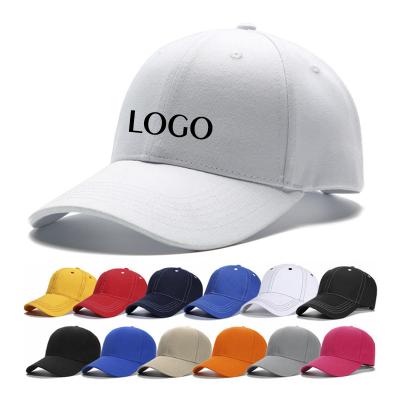 China breathable & 100% Custom Adult Duck Tongue Hat Advertising Sun Hats Solid Color Cotton Baseball Hats Factory Outdoor Sports Waterproof Sun Visor for sale