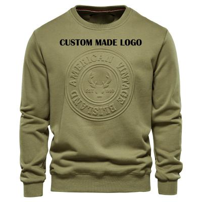 China 2022 Custom Breathable Your Own Logo Sweatshirt 3D Embossed Sweatshirt 3D Embossed Hoodies for sale