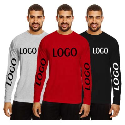 China Autumn Spring Cotton Breathable Long Sleeve T Shirt Men's High Quality 100% Solid O-Neck Tops Tees Big Size Boys T Shirt For Men Homme for sale