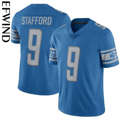 China New Arrival 2021 Antibacterial Standard USA Rank American Nfl Detroit Lions Football Teams Fitness Sports Tank Top T-Shirt for sale