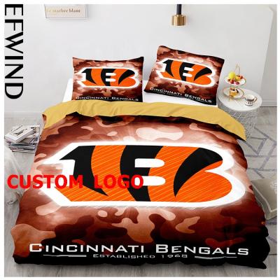 China 2021 Disposables New Design Accept Logo Nfl Football Cincinnati Bengal Custom Made s And Other Teams 3pcs Sets for sale