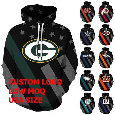 China Wholesale Anti-Wrinkle All 32 NFL Football Teams New Design In Stock Items Accept Low MOQ Custom Logo Green Bay Packer s Hoodies for sale