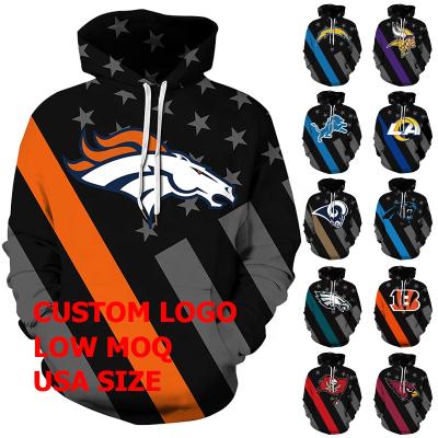 China Wholesale Anti-Wrinkle All 32 NFL Football Teams New Design In Stock Items Accept Low MOQ Custom Logo Denver Bronco s Hoodies for sale