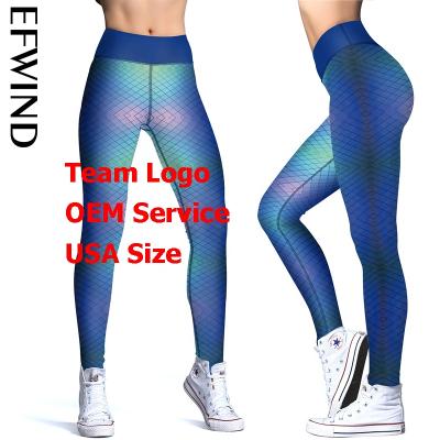 China 2021 Antibacterial New Design Accept Custom Different Logo Yoga Sports The Mermaid Gaiters Pants for sale