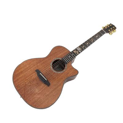 China Manufacturer Prices Girls Toy Guitar 41 Inch Aacoustic Mahogany 6 String Guitar for sale