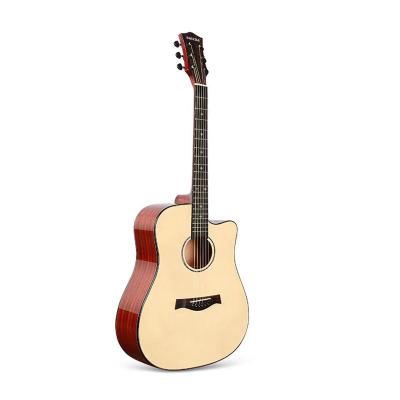 China 100% Brand New Original Mahogany Matte Acoustic Guitar Professional Customized 41 Inch Stock Cutaway Guitar for sale