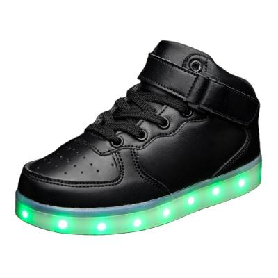 China Latest Usb Boys Shoes Design Glowing Kids Shoes Led Shoes for sale