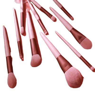 China Angular blush same paragraph 3ce smoked Rose 10 blush eyeshadow sweep soft quick drying makeup brush set for sale