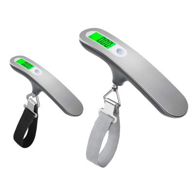 China 2020 Hot Stainless Steel Portable Weighing 50kg Travel Baggage Digital Luggage Scale 152*30*40mm for sale