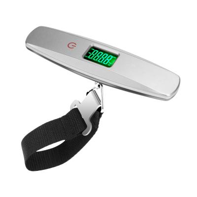 China Zero Touch Button Airport Travel Bag Weighing 50KG Digital Hanging Portable Handheld Electronic Luggage Scale for sale