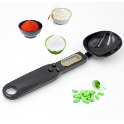 China Detachable Spoon 500g 0.1g Battery AAA Or CR2032 Portable Kitchen Baking Digital Spoon With Scale for sale