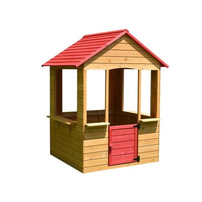 China Small Backyard Cubby House Playhouse Easily Assembled Cheap Wood For Kids for sale