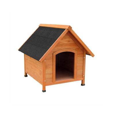 China Large Viable Weatherproof Outdoor Wooden Kennel for sale