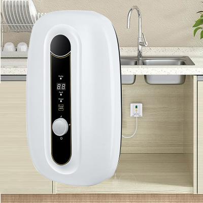 China Hot Water Heater Geyser 110V/220V Instant Hot Electric Water Heaters Chinese Golden Kitchen Hotel Supplier Small For Kitchen for sale