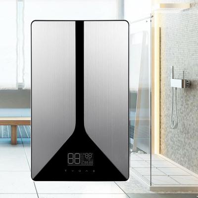 China Hotel Bathroom 6.5-9.5KW Geyser Water Heater Smart Instant Electric Water Custom High Power Tankless Heaters With Display Screen for sale